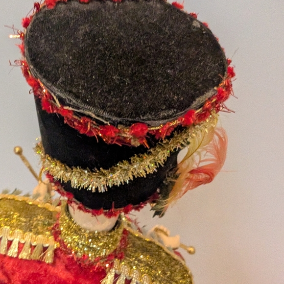 Large Red and Gold Drummer Boy Figurine - Picture 9 of 9